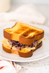 Breakfast Egg and Sprouts Sandwich
