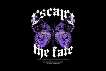 Creative streetwear clothing tee concept vector graphic design templates