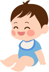 Obraz premium Smile Baby boy Icon