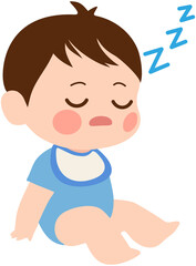 Sleep Baby boy Icon