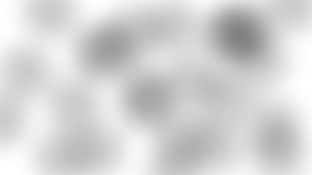 Weakly colored grayish spots flicker on the screen, imitating a sweaty dusty surface or the movement of a foggy or smoke mass.