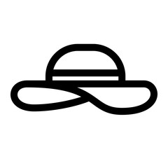 Beach Hat Icon