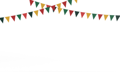 Flag Street red yellow green color triangle symbol logo decoration ornament merry christmas xmas happy new year 2023 2024 time calendar holiday vacation marketing financial business celebration party