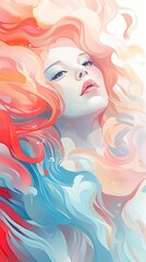 abstract artwork, with bold brushstrokes, splashes of colors, and geometric shapes that spark the viewer's imagination.Generated with AI