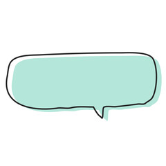 Cute Bubble speech Hand drawn element
