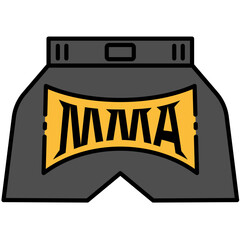 MMA boxer short icon