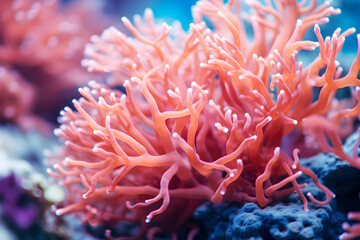 Naklejka na ściany i meble close up of a beautiful sea coral