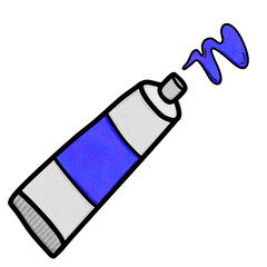 Blue color tube