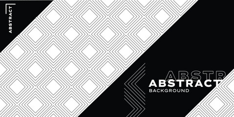 black and white geometric background cover. Modern wallpaper design. deal design for social media, poster, cover, banner, flyer.	