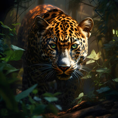 close up portrait of a tiger