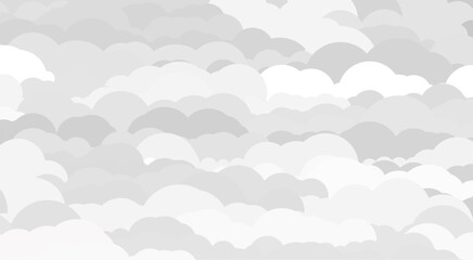 一面の雲の背景素材