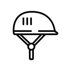 Safety helmet icon symbol image vector. Illustration of the head protector industrial engineer worker design image