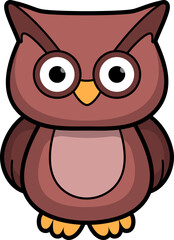 owl for halloween decorative element