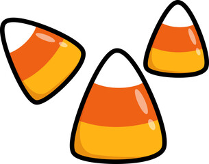 candy for halloween decorative element