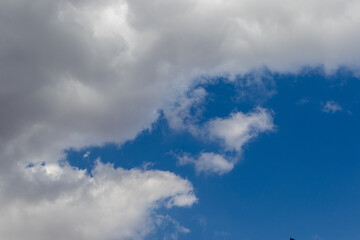 Illusion in the clouds - shark catching prey