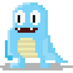 Pixel art cute monster character 3