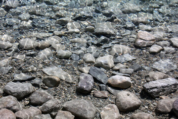 Rocks in the water