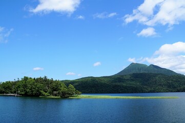  View from Sightseeing Boat - Akan Lake,Hokkaido,Japan