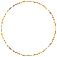 Wave and circle vector.  decoration border art