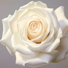 Macro White Rose Petals
