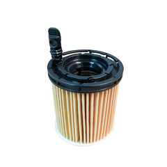 filter oil spare parts or car engine oil filter refills with a transparent background