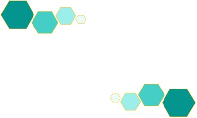 Background with composite hexagonal shapes