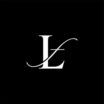 Initial letter LF, overlapping elegant monogram logo, luxury vector.
letter LF script logotype, LF luxury style icon