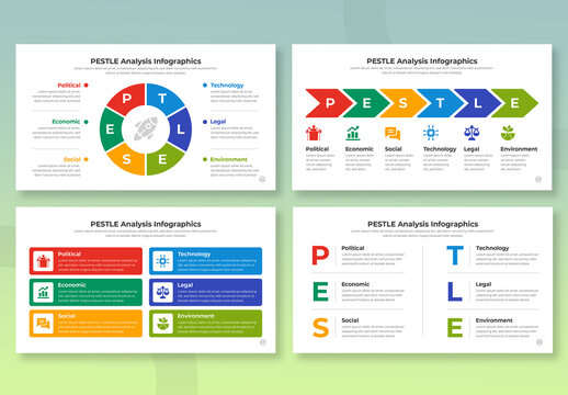 PESTLE Infographics Template