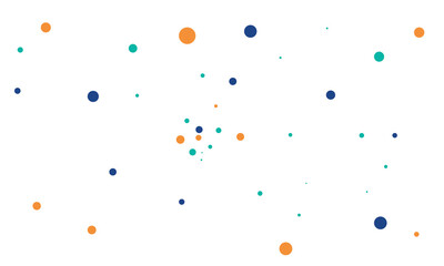 color dots vector illustration background