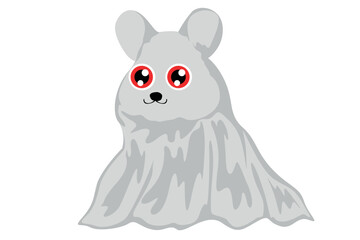 Сute Ghost Mouse Svg, Halloween Svg