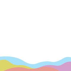 Transparent Blob Footer