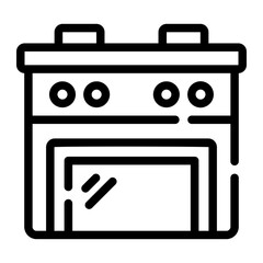 stove Line Icon