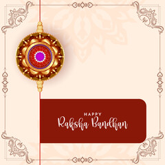 Happy Raksha bandhan traditional festival background