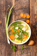 vegetable and broth-vegetable soup
