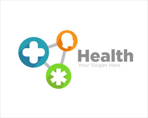 health service logo designs for medical clinic or hospital