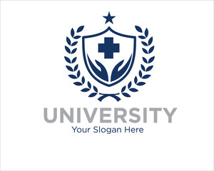 health university logo designs for education health care