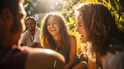 "Inspiring Teamwork: Camaraderie and Focus in Clean, Modern Office Environment"