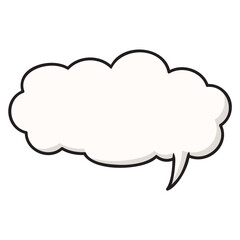 Comic Bubble Template Illustration