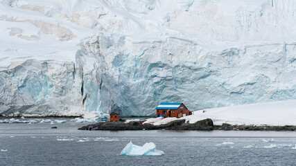 Brown Station Argentine Antarctic base located at Paradise Bay, Antarctica