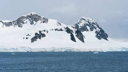 Antarctica Coastline of Antarctica With Ice Formations