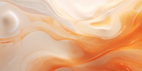 Gold marble and white background texture. orange abstract marbling with natural luxury style modern curvy waves 3D Rendering