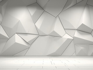 abstract light white background for product presentation on plaster wall