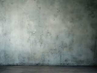 Gray grunge concrete wall abstract texture background created with Generative AI technology