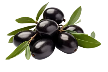 Foto op Plexiglas olives with leaves © sid
