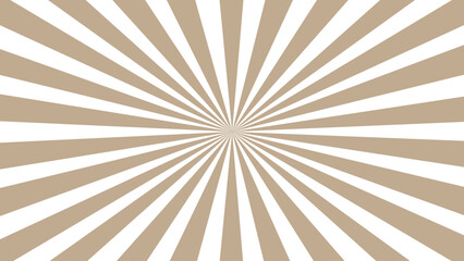 Brown and white sunburst background