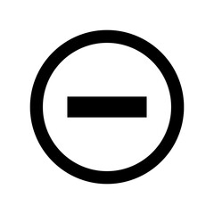 round minus icon transparent png