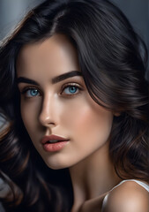 Fototapeta premium Radiant Beauty of Women Capturing Enchanting Moments.(Generative AI)