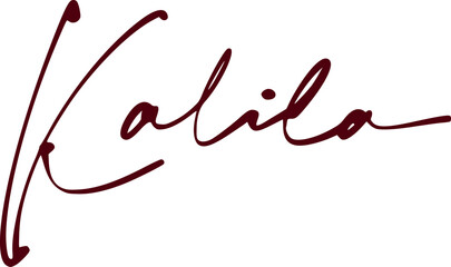 signature series K design illustration