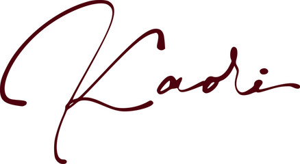 signature series K design illustration