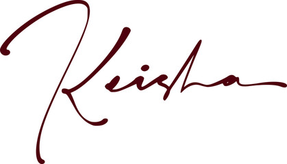 signature series K design illustration